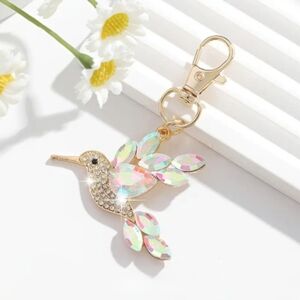 Hummingbird Bag Charm Keychain